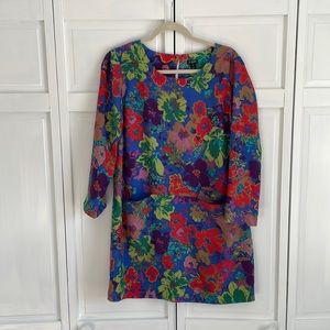 J Crew floral shift dress
